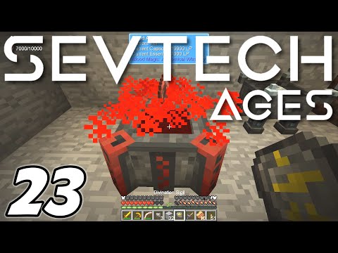 Minecraft Sevtech: Ages - Blood Magic, Hellfire Forge and Beneath Teleporter! - Ep. 23