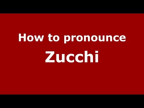 How to pronounce Zucchi (Spanish/Argentina) - PronounceNames.com