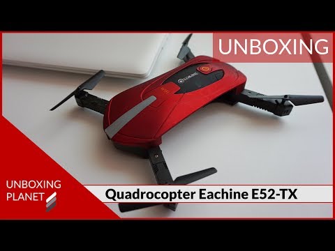 Quadrocopter Eachine E52-TX Unboxing mit Flugpanne - Unboxing Planet