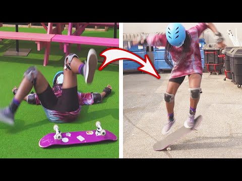 第一次滑冰高手奧莉 (First Time Skater Masters The Ollie)