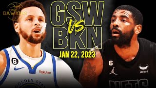 Golden State Warriors vs Brooklyn Nets Full Game Highlights | Jan 22, 2023 | FreeDawkins
