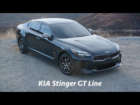 KIA Stinger GT Line 2022 - FIRST Look in 4K | Driving & Release Date