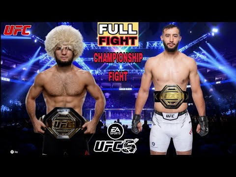 UFC • Khabib Nurmagomedov vs Dominick Reyes | UFC Very Tough Fight UFC 5 Gameplay