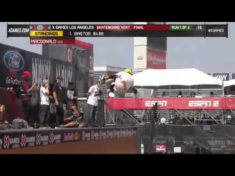 Andy Macdonald, Skateboard Vert final Run 1 X Games Los Angeles 2013