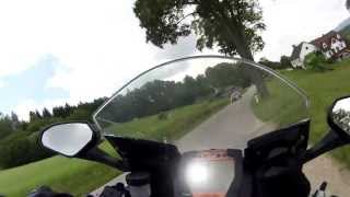 preview picture of video 'KTM 1190 RC8 R - Arbesbach to Rappottenstein'