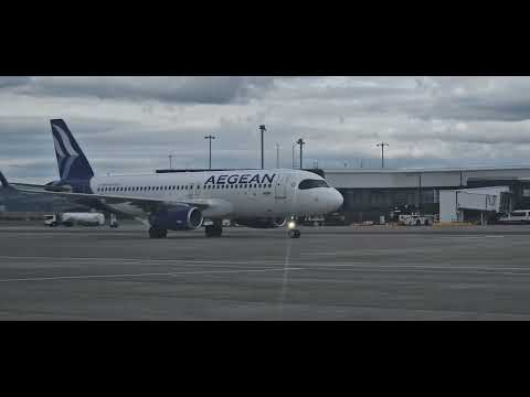Aegean air A320 at Glasgow Airport 28/07/2023