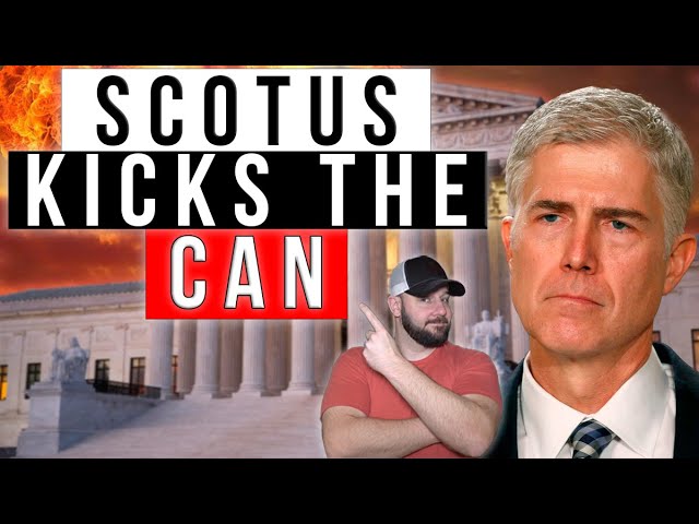 BREAKING: SCOTUS Speaks On AR Ban Request… Kicks The Can FURTHER Down The Road…