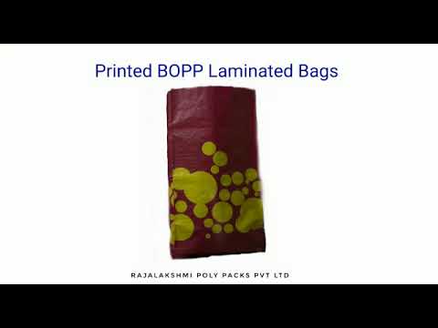 Hdpe woven sack laminated paper bags