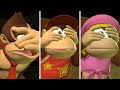 Donkey Kong Country Returns HD All KONG Reactions To Bosses