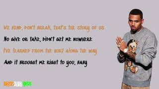 Chris Brown - Right Here [LYRIC VIDEO]