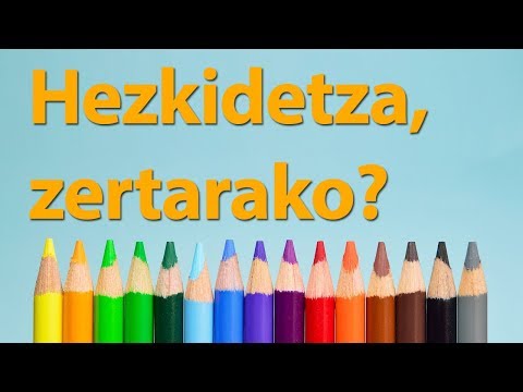 Hezkidetza, zertarako? (Fernando Orebe Altube)
