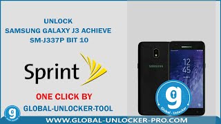 Unlock Samsung Galaxy J3 Achieve SM-J337P Bit 10 2021/10/01 By bglobal Unlocker Pro