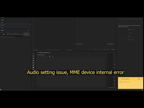 Premiere pro audio setup issue, How to fix premiere pro not playing audio