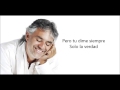 Andrea Bocelli "Dell'amore non si sa" Subtitulada