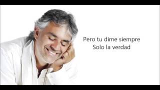 Andrea Bocelli &quot;Dell&#39;amore non si sa&quot; Subtitulada