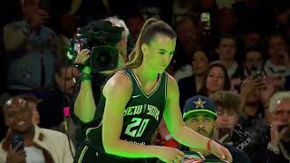 Sabrina Ionescu vs Stephen Curry | NBA All-Star 2024