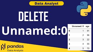 Python Data Analysis Tutorial 06: Delete Unnamed: 0 Column | Data Analyst
