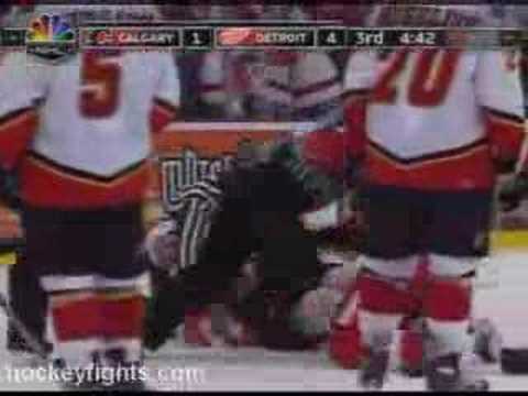 Dion Phaneuf vs Todd Bertuzzi
