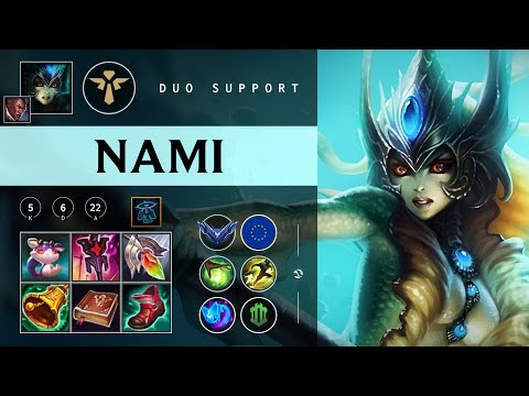 Nami Support vs Janna - EUW Diamond Patch 26.01