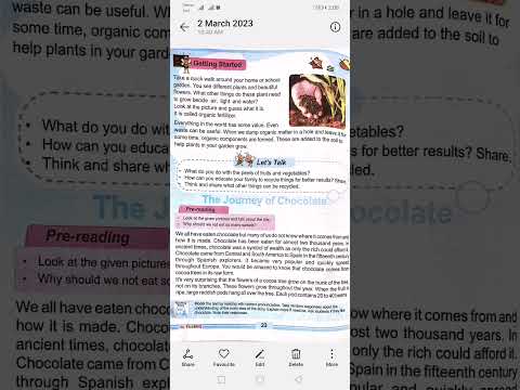 The Journey Of Chocolate clas 4th lesson no 2 by Munir