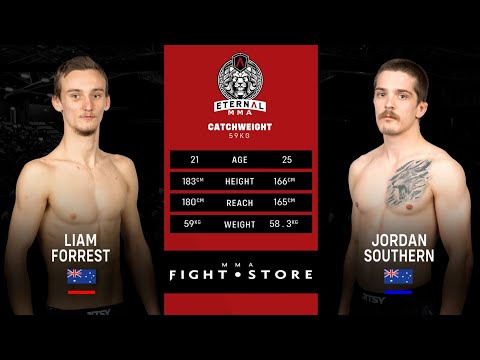 Eternal MMA 77 - Liam Forrest VS Jordan Southern - MMA Fight Video