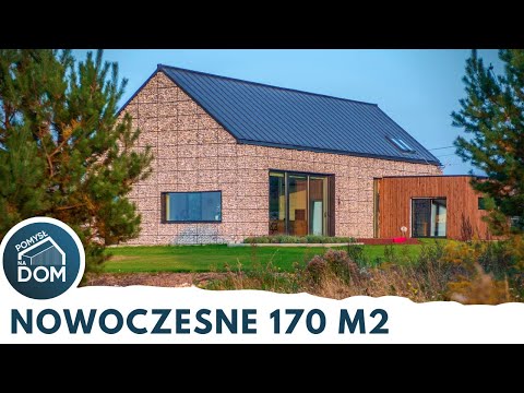 Nowoczesna stodoła wpisana w otoczenie. Oryginalna elewacja z KOSZY GABIONOWYCH - Pomysł na Dom #43