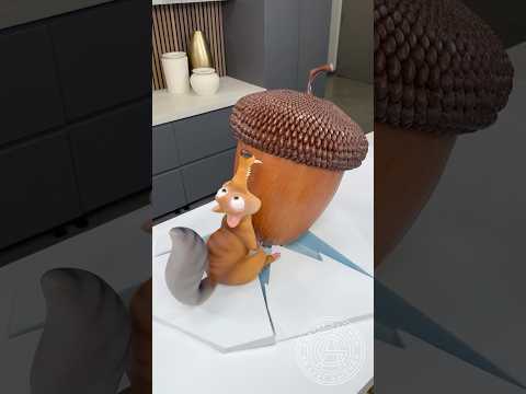 Chocolate Ice Age! 🐿️ Do you think he finally got the Acorn? #amauryguichon #chocolate