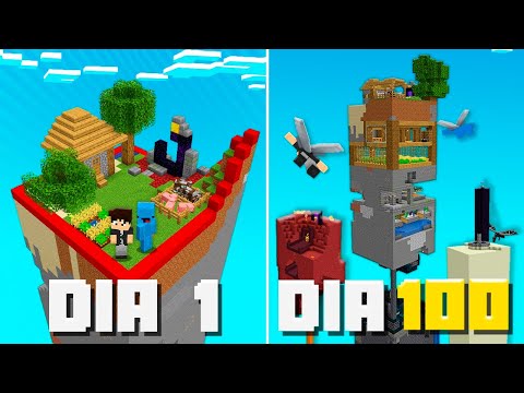 SOBREVIVI 100 DIAS em APENAS uma CHUNK no MINECRAFT - O FILME