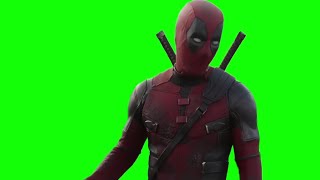 Deadpool "Disney brought him back, they're gonna make him do this 'til he's 90" green screen