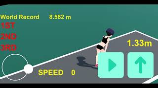 Introduction free game app "long jump" for Android on Google Play.