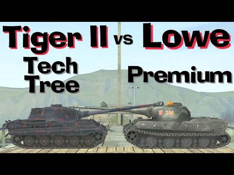WOT Blitz Face Off || Tiger II vs Löwe