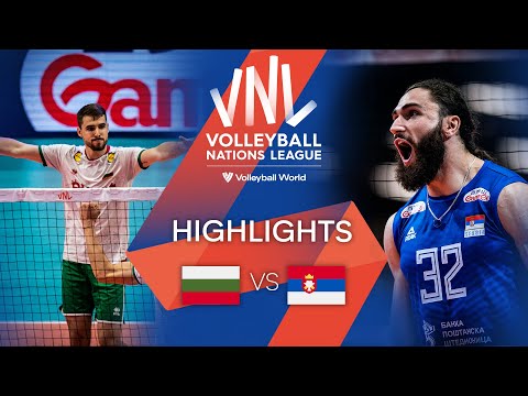 🇧🇬 BUL vs. 🇷🇸 SRB - Highlights Week 1 | Men's VNL 2022
