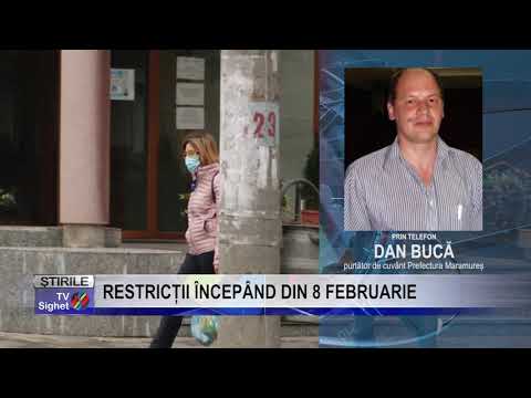 Stire 1 RESTRICȚII ÎNCEPÂND DIN 8 FEBRUARIE