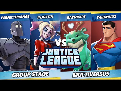 Justice League - InJustin & PerfectOrange vs RaynRaps & Tailwindz - Multiversus Tournament