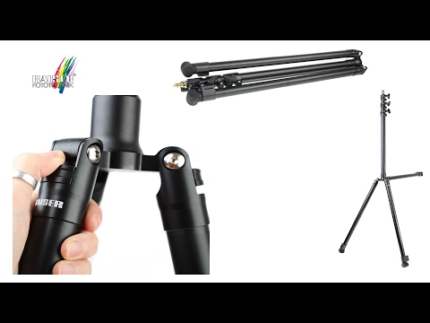 Kaiser VarioBase 300 Alu-Lampenstativ - Arbeitshöhe 298 cm - Packlänge 63 cm