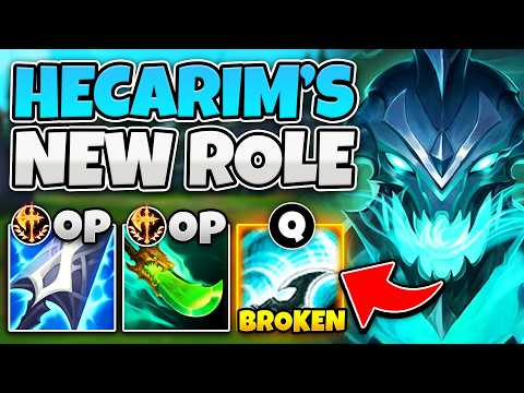 HECARIM HAS A NEW MAIN ROLE... AND IT'S TOP LANE?! (WATCH HOW BROKEN THIS IS)