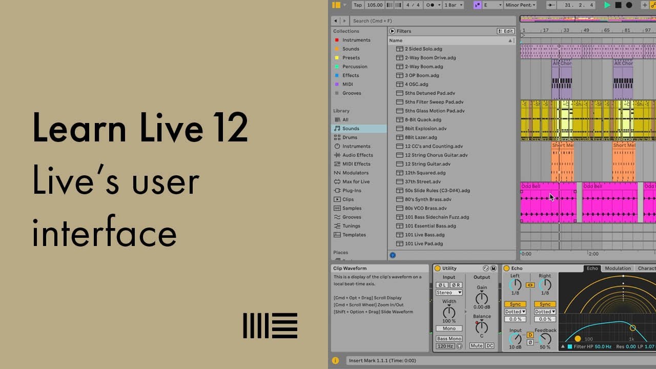 Live's user interface