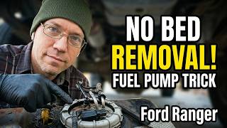 Ranger fuel pump broken but cant take off the bed? PRO DIY!
