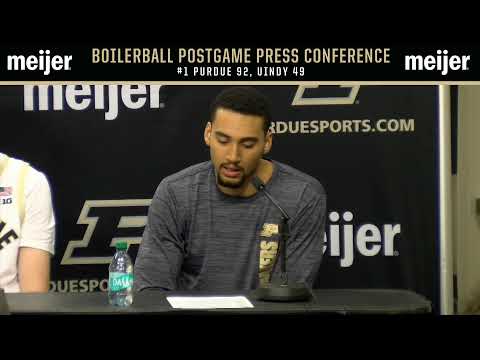 BoilerBall Postgame Press Conference | vs. UIndy