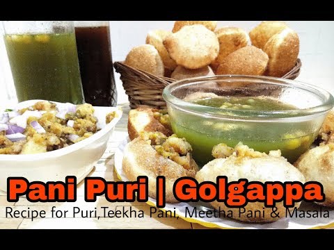 Panipuri Recipe | गोलगप्पा | Golgappa Recipe | Street Style Panipuri ~ Bristi Home Kitchen