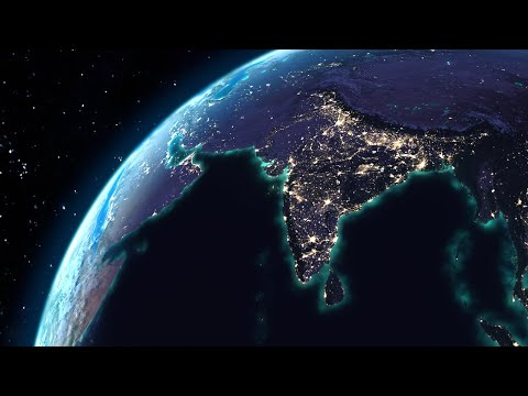 Earth from Space at Night | Day to Night Transformation from Space #theinfinitemadness