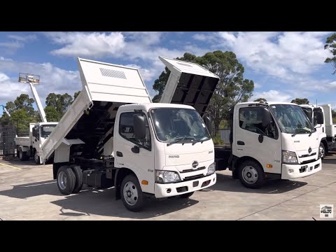 Hino Truck Sydney Australia - Hino 300 Series Tipper Trucks - STD & Wide Cab