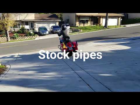 Harley Stock vs V&H Power Duals