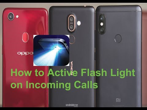 Oppo F7 Tips & Tricks- How to Enable Flashlight Notification During call or SMS in Android Phone Video