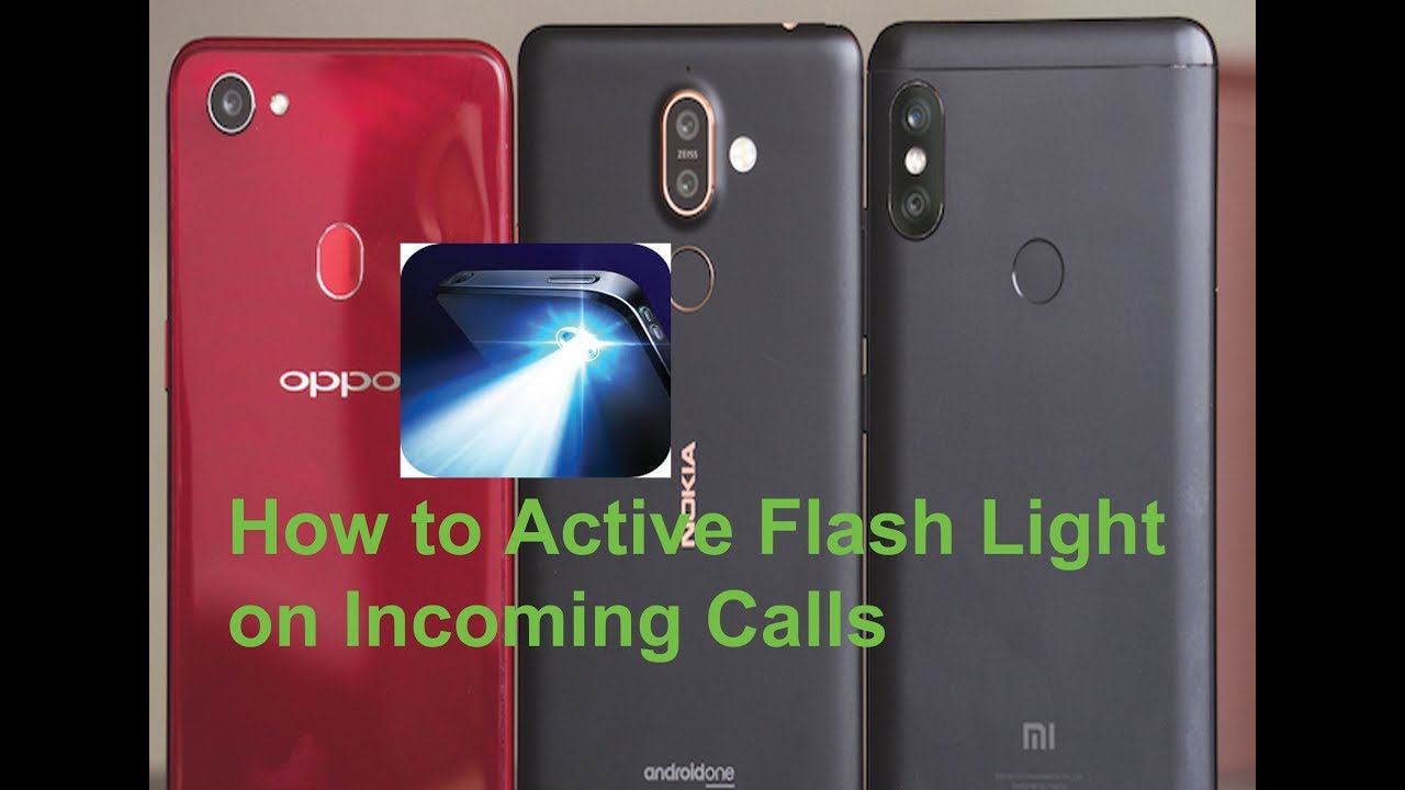 Oppo F7 Tips & Tricks- How to Enable Flashlight Notification During call or SMS in Android Phone
