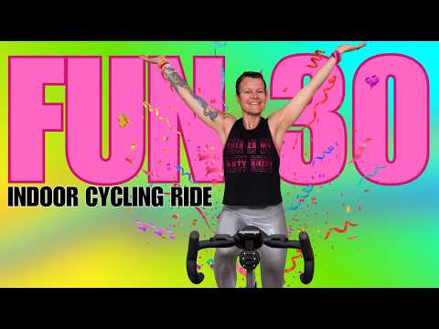 The BEST 30 Min Indoor Cycling Workout for BOOSTING Mood!