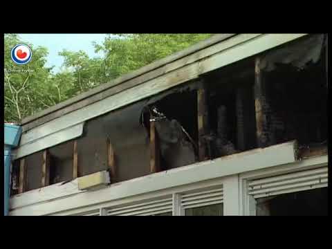 Brand clubhuis Drachtster Boys