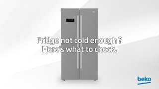 Fridge Not Cold Enough? Here's What to Check