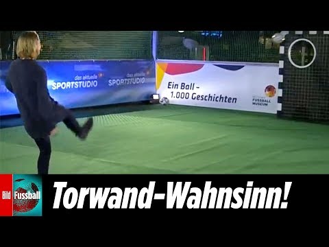 Torwand-Wahnsinn: Ex-Nationalspielerin Inka Grings trifft FÜNF Mal! | Das aktuelle Sportstudio