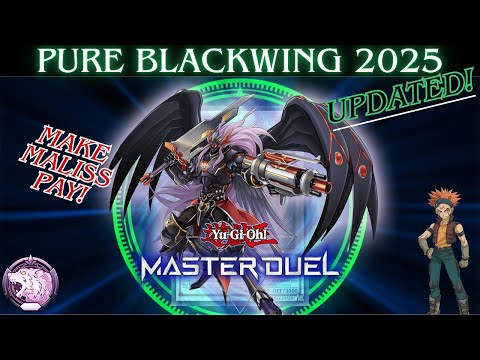 Pure Blackwing Deck 2025! Updated! Anti Maliss! Gameplay & Deck Profile [Yu-Gi-Oh! Master Duel]